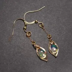 ウォーターオパール ピアス