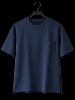 SHIPS メンズ ポケットTシャツ ネイビー