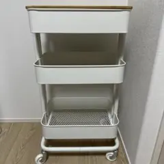 IKEA RÅSKOG ロースコグ ワゴン, ホワイト, 35x45x77 cm