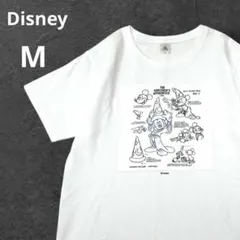 【美品】ディズニー　ミッキーマウス半袖Tシャツトップス　レディースMファンタジアのサムネイル
