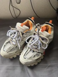 BALENCIAGA TRACK スニーカー ホワイト オレンジ 41のサムネイル