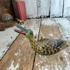 縁起物 天然木 子鴨 カルガモ 鳥 木彫り置物 カモ 鴨 小鴨 水鳥 バード 2026年最新】カモ 木彫りの人気アイテム - メルカリ