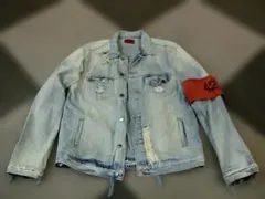 424 ダメージ デニムジャケット M USA製 ヴィンテージ加工