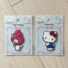 サンリオ パイルワッペン キティちゃん マイメロ
