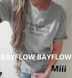 A11254 BAYFLOW♡激かわ半袖ロゴtシャツ