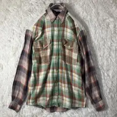 美品 イザベルマランエトワール チェックシャツ リネン混 マルチカラー Ｓ～Ｍのサムネイル
