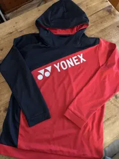 YONEX パーカー　L 裏地付き　テニス　バドミントン　赤　黒