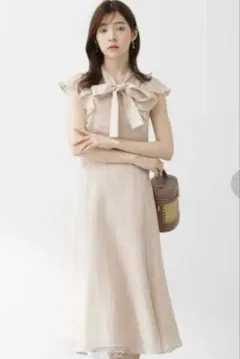 【ほぼ未使用】プロポーションボディドレッシング ワンピース M チェック