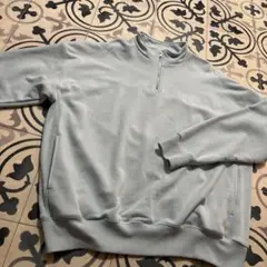 ハーフジップ スウェット