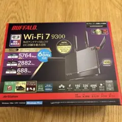 BUFFALO Wi-Fi 7 9300ルーター WXR9300BE6P - メルカリ