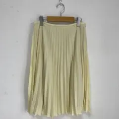 【earth music&ecology】プリーツ　フレアスカート　ミディ丈　夏