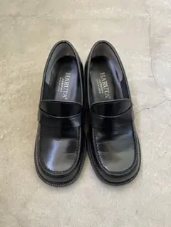 HARUTA ハルタ おでこローファー 黒 おでこ スポックシューズ ローファー