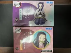 鬼滅の刃 プレミアムちょこのせフィギュア 竈門禰豆子　胡蝶しのぶ