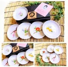 【新品未使用】市田ひろみプロデュース～可愛い小皿 ５枚セット②