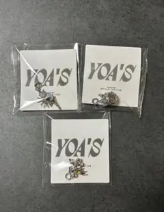 YOASOBI　非売品　未開封　４点セット　ピンズ　チャーム　キーホルダー YOASOBI 非売品 未開封 4点セット ピンズ チャーム キーホルダー