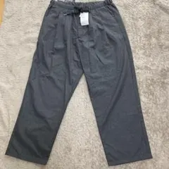 チャコール グレー ワイドパンツ 新品タグ付き L
