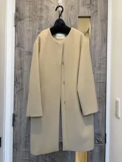 STRAWBERRY-FIELDS ベージュ コート（膝丈）