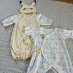 モンポケ　ピカチュウ　新生児　ベビー服セット