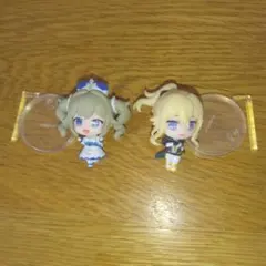 原神 ミニフィギュア バーバラ ジン 2体セット　ガチャガチャ