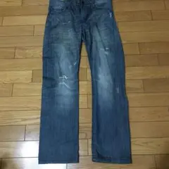 UNIQLOデニム ダメージジーンズ メンズ アメカジ 古着