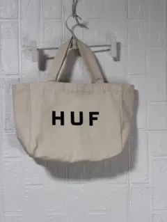 HUF トートバッグ ベージュ 内ポケット付きのサムネイル