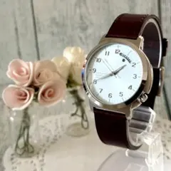 【美品】MARGARET HOWELL 腕時計 シルバー デイト メンズのサムネイル