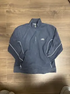 UMBRO ネイビー ハーフジップフリース 古着