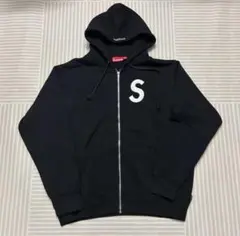 Supreme ブラック ジップアップパーカー**0*