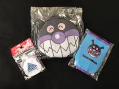 それいけ！アンパンマン おでかけセット／ばいきんまん等ノベルティー、計4個セット