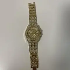 ゴールド ダイヤモンド装飾 時計