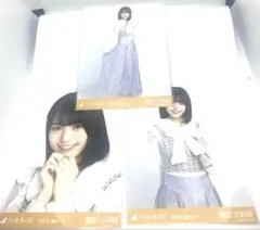 乃木坂46 増田三莉音 生写真 ビッグボウタイブラウス コンプ