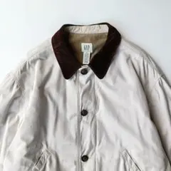 90s GAP 衿コーデュロイ ハンティングジャケット カバーオールジャケットのサムネイル