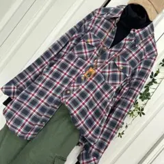 《w closet》チェックシャツ ネルチェック シャツ チュニック 長め