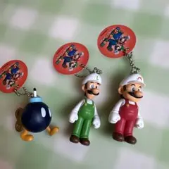 スーパーマリオ　キーホルダー　マスコットフィギュア　セット