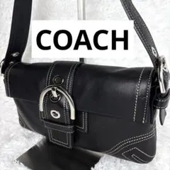 COACHコーチ ソーホー　レザー黒　ワンショルダーバッグ　y2k