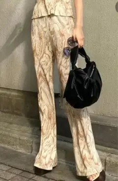 EMODAマーブル模様パンツ