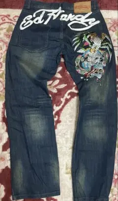 美品 希少 Ed Hardy デニムパンツ y2k 32