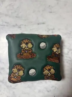 リス刺繍 パター用ヘッドカバー
