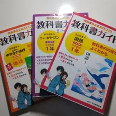 教科書ガイド　中学　国語　英語　地理　セット