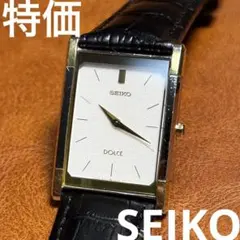 A189希少 稼動品 SEIKO DOLCE レクタンギュラー80年代 希少 稼動品 SEIKO DOLCE レクタンギュラー80年代 - メルカリ