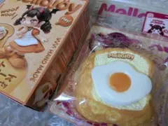 Mellojoy トーストつみつみシリーズ しあわせサニーエッグ スクイーズ