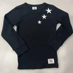 リブ　ロンT 星プリント　100