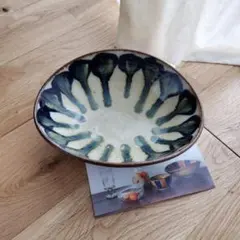 遠藤太郎　楕円鉢　大きめ　新品 無花果楕円鉢 - 遠藤太郎 作家もの器 | zakka土の記憶 オンラインショップ