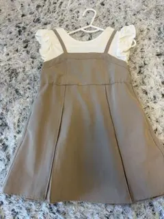 Bebe 超美品⭐️レイヤード 風 ツイル ステッチ Aライン ワンピース