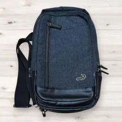 クロコダイル メンズショルダーバッグ グレーのサムネイル