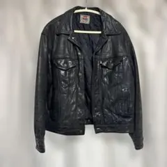 Levi's ブラック レザートラッカー Mサイズのサムネイル