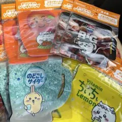 サントリー ちいかわ オリジナルジップバッグ コンプリート全4種x2！！