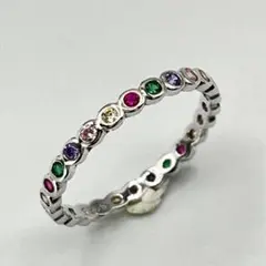 ボ**様 JEWELRY TSUTSUMI K10 マルチカラー　リング　レイン ボ**様 JEWELRY TSUTSUMI K10 マルチカラー リング レイン - メルカリ