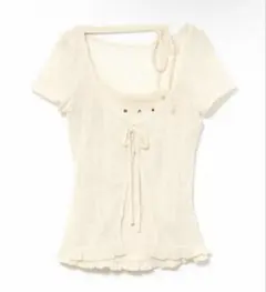 Andmary アンドマリー claire set tops ivory - メルカリ