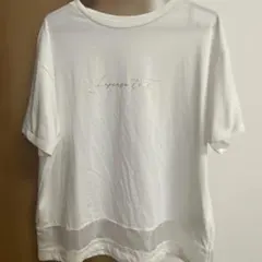 HK WORKS LONDON Tシャツ ホワイト Lサイズ　しまむら　美品のサムネイル